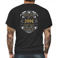 15 Years Old Made Born In 2006 Vintage 15Th Birthday Gift Mens Back Print T-shirt