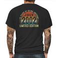 19 Years Old Vintage July 2002 Limited Edition 19Th Birthday Mens Back Print T-shirt