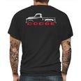 1948 1953 Dodge B Series Pickup Mens Back Print T-shirt