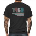 1953 Distressed Narcotics Anonymous Na Aa Mens Back Print T-shirt