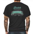 1955 Buick Two Side Green Mens Back Print T-shirt