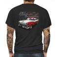 1955 Ford Fairlane Victoria Mens Back Print T-shirt