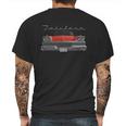 1959 Ford Fairlane Front Red Mens Back Print T-shirt