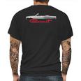 1966 1967 Dodge Coronet Convertible Mens Back Print T-shirt