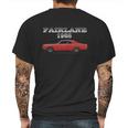 1968 Ford Fairlane Formal Roof Red Ii Mens Back Print T-shirt