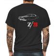 1969 Camaro Z28 Vintage T-Shirts Mens Back Print T-shirt