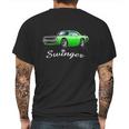 1970 1971 Dodge Swinger Full Color Design Mens Back Print T-shirt