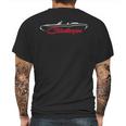 1970 1974 Dodge Challenger Convertible Mens Back Print T-shirt