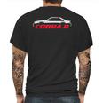 1993 Svt Cobra R Mustang Mens Back Print T-shirt