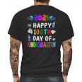 2022 Happy 100Th Day Of Kindergarten Cute 100 Days Mens Back Print T-shirt