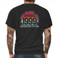 22St Birthday Retro Vintage 1999 Social Distancing Mens Back Print T-shirt