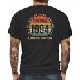 27 Years Old Gift Vintage 1994 Limited Edition 27Th Birthday Mens Back Print T-shirt