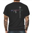 2Nd Amendment Ar15 Pro Mens Back Print T-shirt