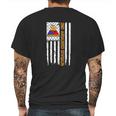 2Nd Armored Division American Flag Tshirt Mens Back Print T-shirt