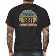 30 Years Old Legendary Retro Vintage Awesome Birthday 1991 Mens Back Print T-shirt