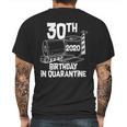 30Th Birthday In Quarantine Toilet Paper Party Mens Back Print T-shirt