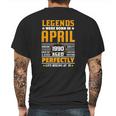 31 Years Old Birthday Awesome Since April 1990 31St Birthday Mens Back Print T-shirt