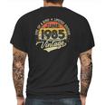 36Th Birthday Gifts 36 Years Old Retro Born In June 1985 Ver2 Mens Back Print T-shirt