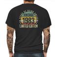 38 Years Old Vintage 1983 Limited Edition 38Th Birthday Mens Back Print T-shirt