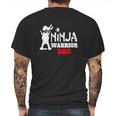 40 Family Mens Ninja Warrior Dad Apparel Fun Family Gift T-Shirt Mens Back Print T-shirt