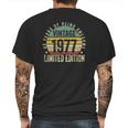 44 Years Old Gifts Vintage 1977 Limited Edition 44Th Birthday Mens Back Print T-shirt