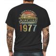 44 Years Old Gifts Vintage December 1977 44Th Birthday Gift Mens Back Print T-shirt