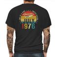 45 Years Old Vintage 1976 Limited Edition 45Th Birthday Mens Back Print T-shirt