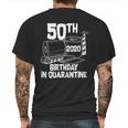 50Th Birthday In Quarantine Toilet Paper Party Mens Back Print T-shirt