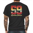 59Th Birthday Vintage Limited Edition 1963 59 Years Old Men Mens Back Print T-shirt