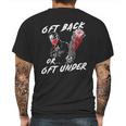 6 Feet Back Or 6 Feet Under Negan Mens Back Print T-shirt