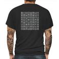 64 Hexagrams I Ching Taoism Chinese Kung Fu Tai Chi Mens Back Print T-shirt