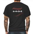 6432 Double Play Baseball Player Gift Baseball Saying Mens Back Print T-shirt