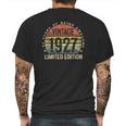 95 Years Old Gifts Vintage 1927 Limited Edition 95Th Birthday Mens Back Print T-shirt