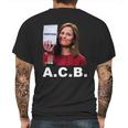 ACB Justice Notepad Amy Barrett Mens Back Print T-shirt