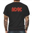 Acdc Electric Mens Back Print T-shirt