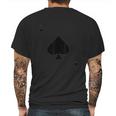 Ace Of Spades Deck Of Cards Halloween Costume Mens Back Print T-shirt