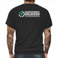 Achievement Unlocked Fatherhood And New Character Mens Back Print T-shirt