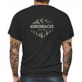 Adirondack Mountains Adirondacks New York Vintage Retro Mens Back Print T-shirt