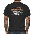 Adventure Awaits Travel Into The Wild Animal Kingdom Safari Mens Back Print T-shirt