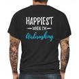 Airbrushing Happiest Funny Artist Gift Idea Funny Gift Graphic Design Printed Casual Daily Basic Mens Back Print T-shirt