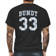 Al Bundy 33 Blue Mens Back Print T-shirt