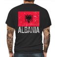 Albania Flag Albanians Soccer Football Team Mens Back Print T-shirt