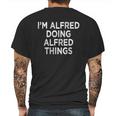 Alfred Graphic Design Printed Casual Daily Basic Mens Back Print T-shirt