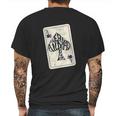 Alice In Wonderland We Are All Mad Here Ace Of Spades Mens Back Print T-shirt