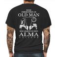 Alma College Mens Back Print T-shirt