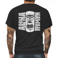 Aloha Hawaii Tiki Statue Mens Back Print T-shirt