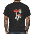 Amanita Muscaria Mens Back Print T-shirt