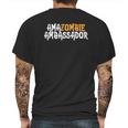 Amazombie Ambassador Employee Warehouse Coworker Swag Gift Mens Back Print T-shirt