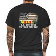 America Flag Us Air Force Vietnam Veteran Usaf Vet Graphic Design Printed Casual Daily Basic Mens Back Print T-shirt