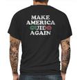 Make America Guido Again Funny Distressed Mens Back Print T-shirt